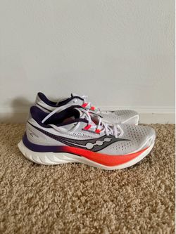 Saucony Endorphin Speed 4 White ViZiOrange