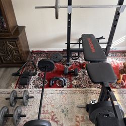 Bench Press And Weights