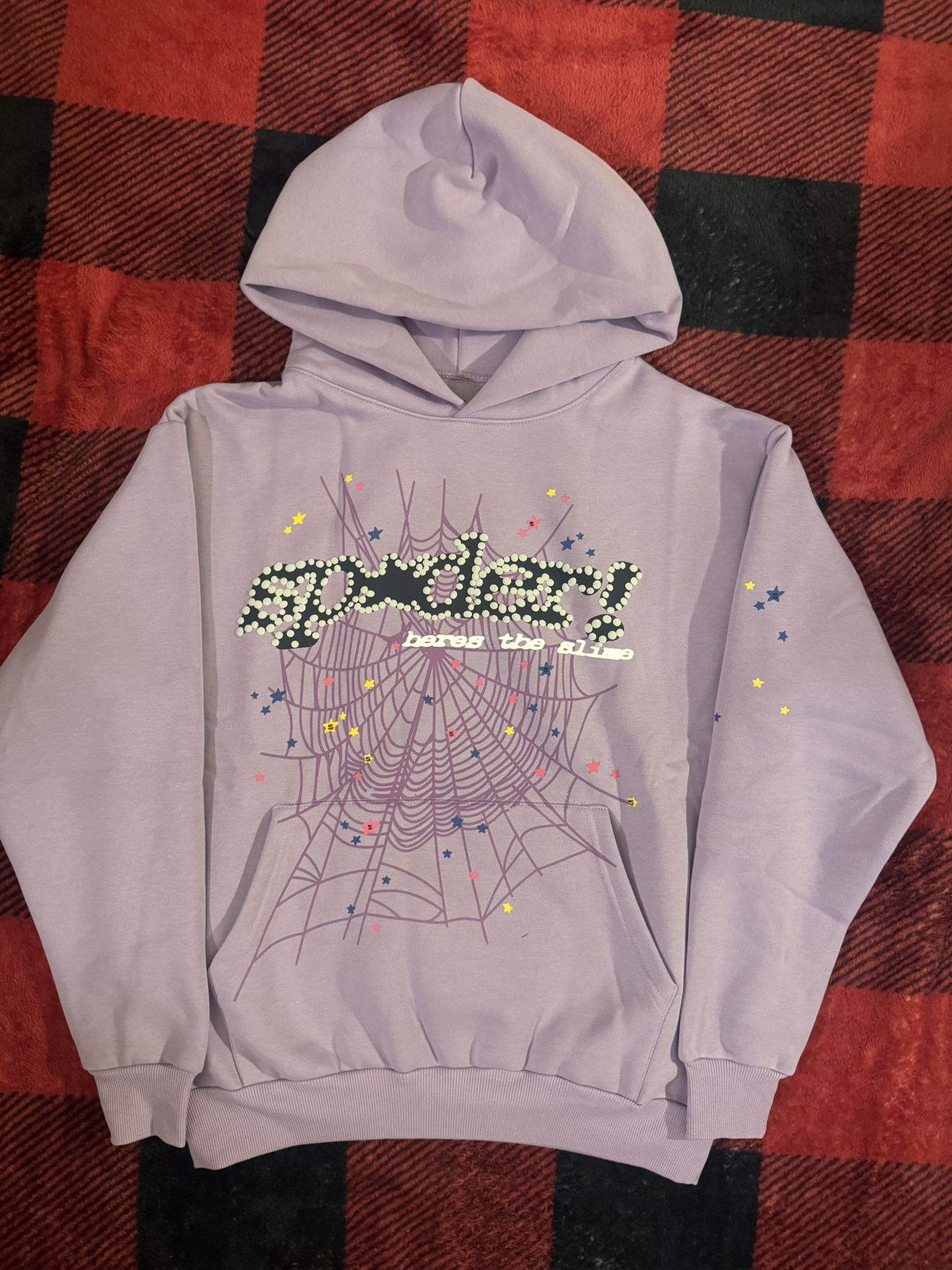 LIGHT PINK SP5DER HOODIE