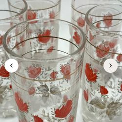 Juego De Vasos  De Cristal 