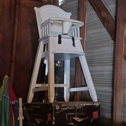Antique highchair
