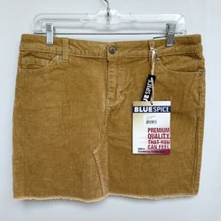 Blue Spice Corduroy Collection Skirt Women's Size 9 Dijon **NEW w/ Tags