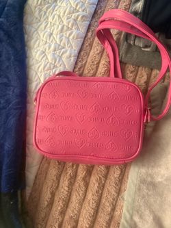 Juicy Couture Pink Monogram Crossbody Bag