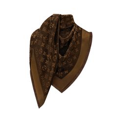 Louis Vuitton Monogram Shine Shawl | Brown