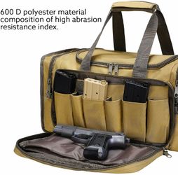 New!! Gun Pistol Range Bag Tactical Shooting Handgun Sling Pack... $35