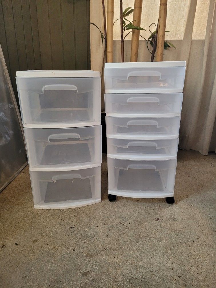 FREE Set Of 2 Plastic Drawer