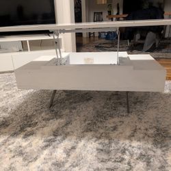 White Gloss Lifting Coffee Table 