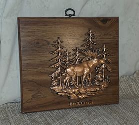 Banff Moose Wilderness Plaque