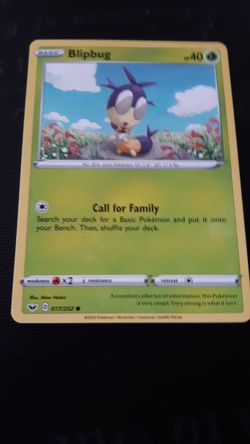 Blipbug pokemon card