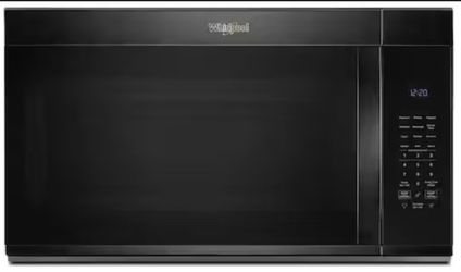 Whirlpool 30 in. Over-the-Range Microwave in Black with Sensor Cooking