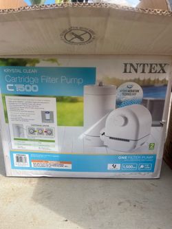INTEX cartridge filter pump