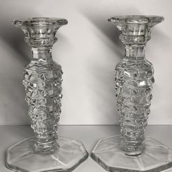 Vintage Fostoria Candle Holders