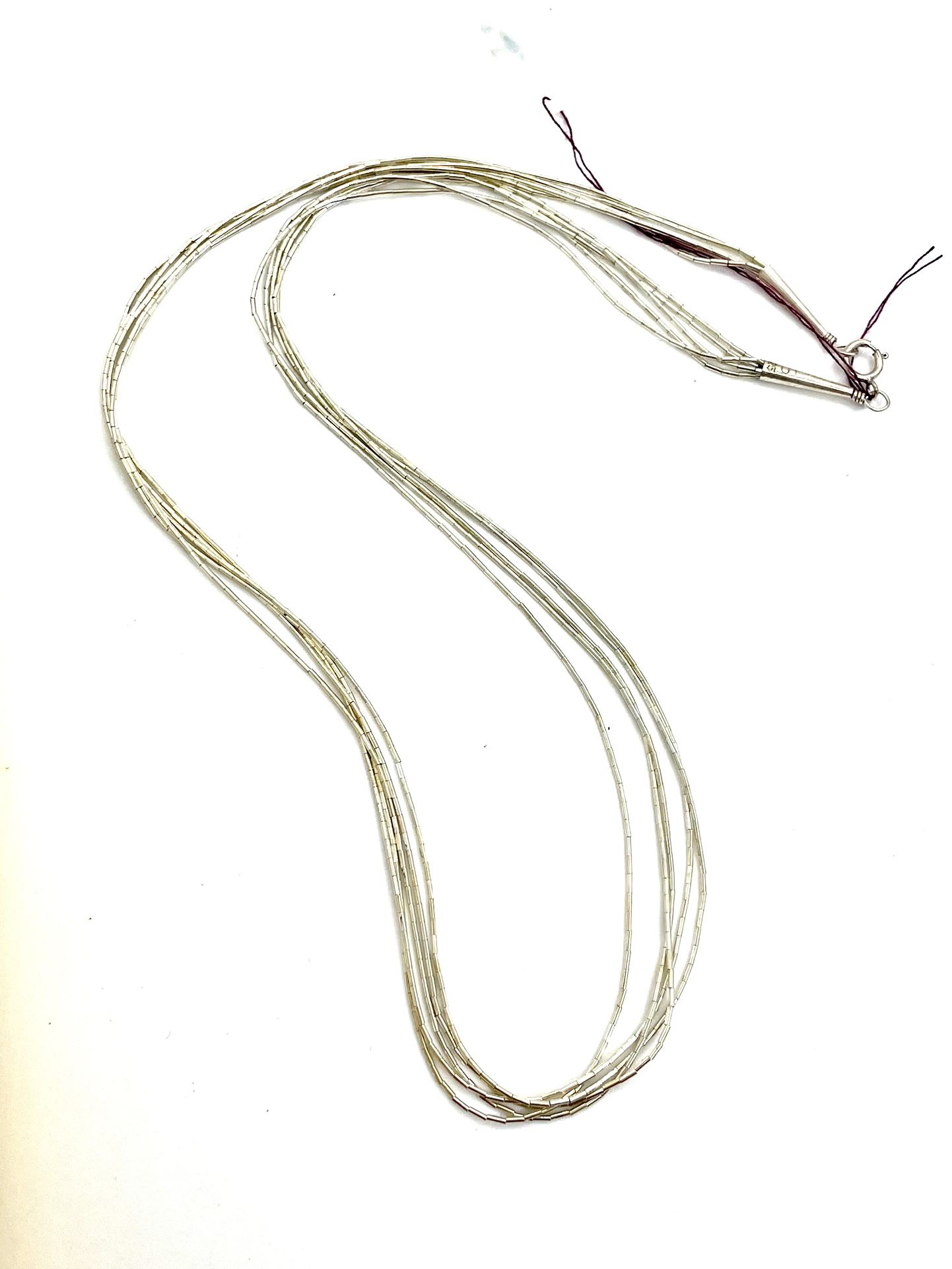 Sterling Multistrand Liquid Silver Necklace