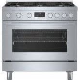 Bosch 800 Series 36" Stainless Steel Dual-Fuel Freestanding Range New
