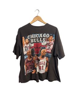 1996 Chicago Bulls Michael Jordan Champions Rap Tee Men’s Size XXL