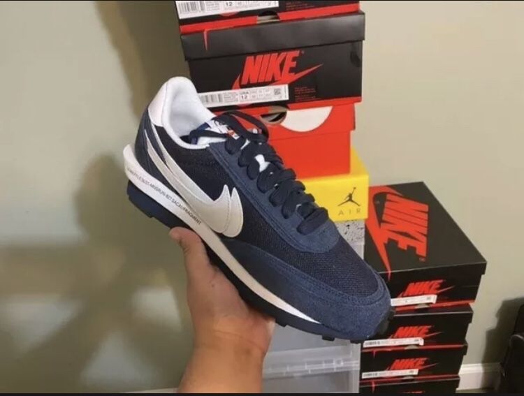 Nike Sacai Waffle x Fragment