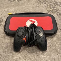 Nintendo Switch Mario Controller + Mario Case