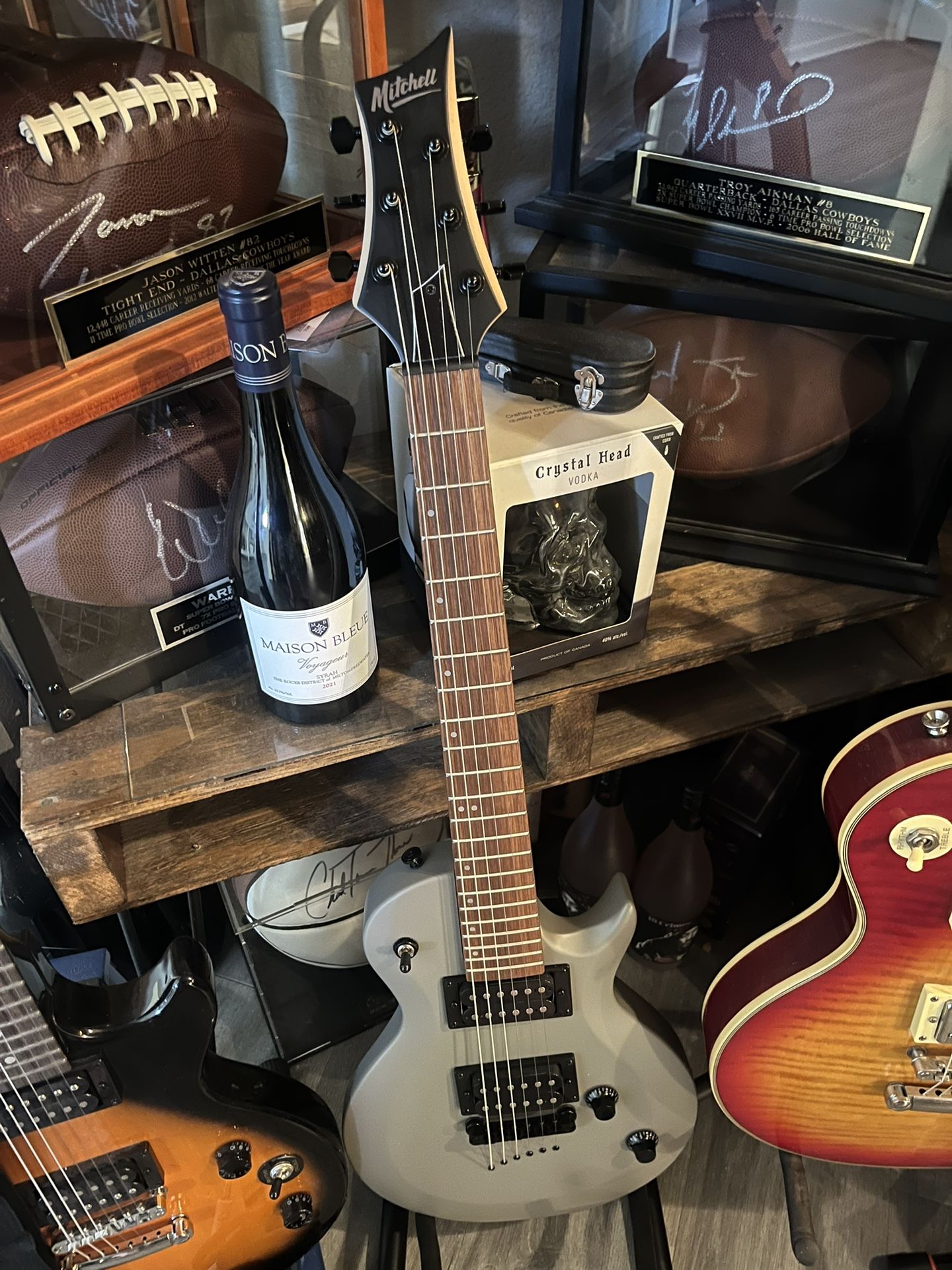 Mitchell MS100 Short-Scale Electric Guitar Charcoal Satin