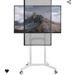 2 TV STANDS: Vertical & Horizontal. Like New.