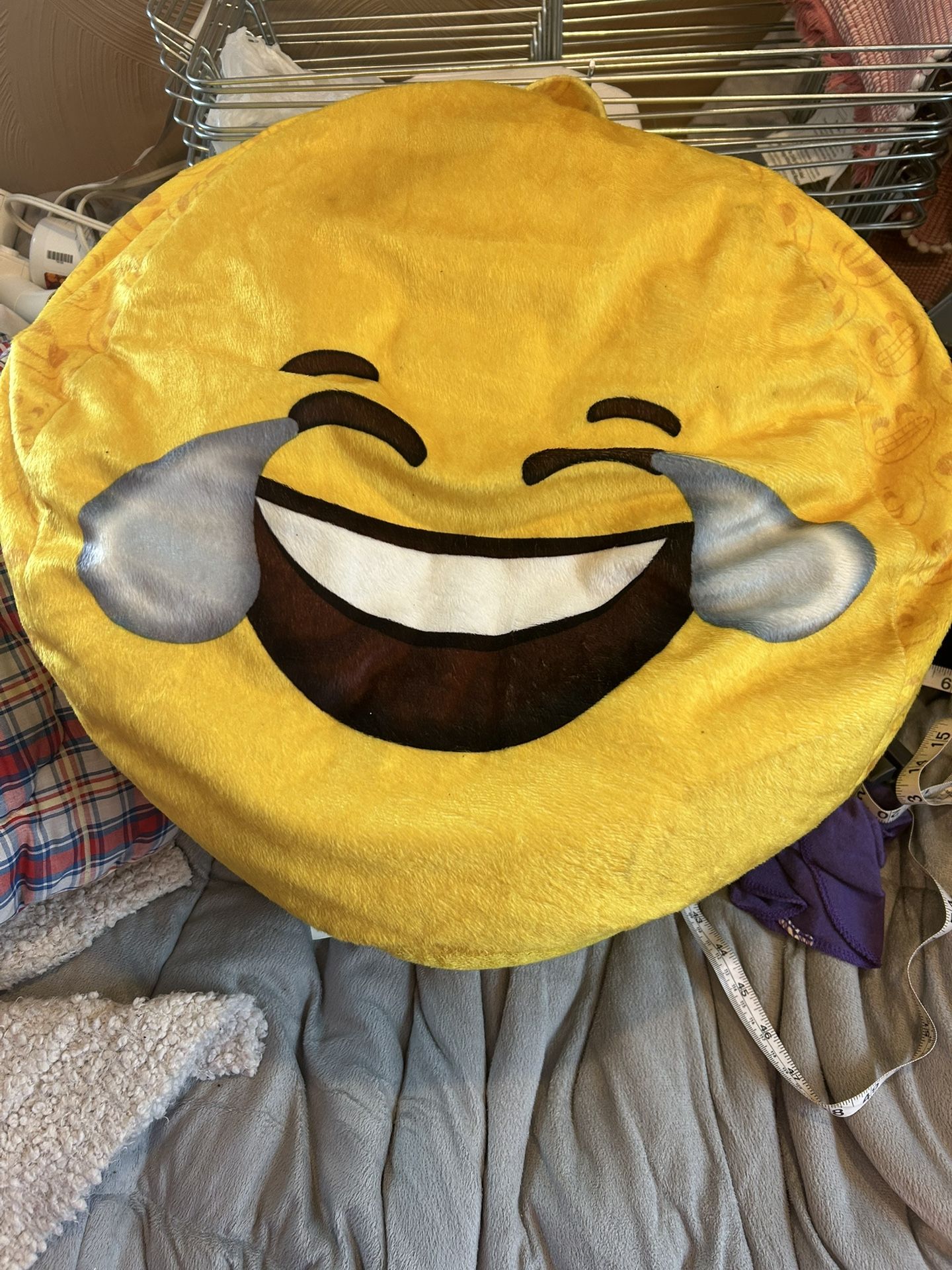 60” Circumstance Emoji Laugh Out Loud LOL Bean Bag Chair/Floor Pillow