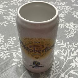 2004 "Projekt Bayern" Oktoberfest beer stein made for Löwenbräu