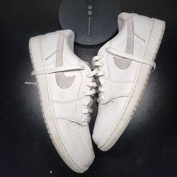 Nike Air Jordan 1 Low Retro Neutral Grey Size 10.5 Mens