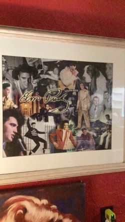 Elvis Presley puzzle framed picture