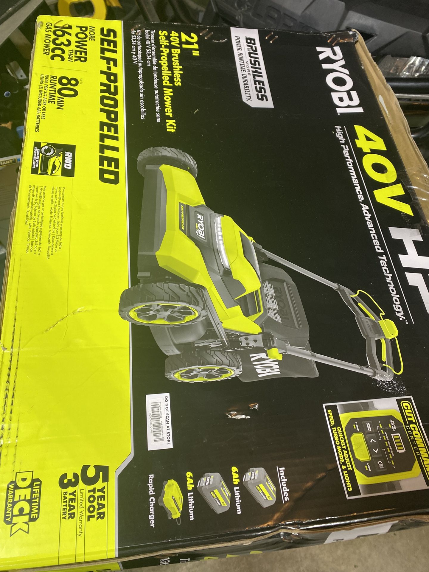 BRAND NEW Ryobi E Lawn Mower