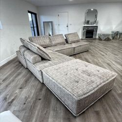Bales Taupe 5-Piece Modular Seating