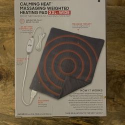 Sharper Image Weighed Massaging Heat wing Pad