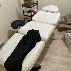 White Massage Tattoo Permanent Makeup Spa Chair