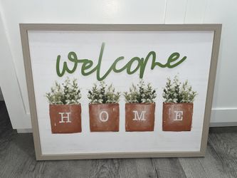 Welcome Home Planter Sign🪴