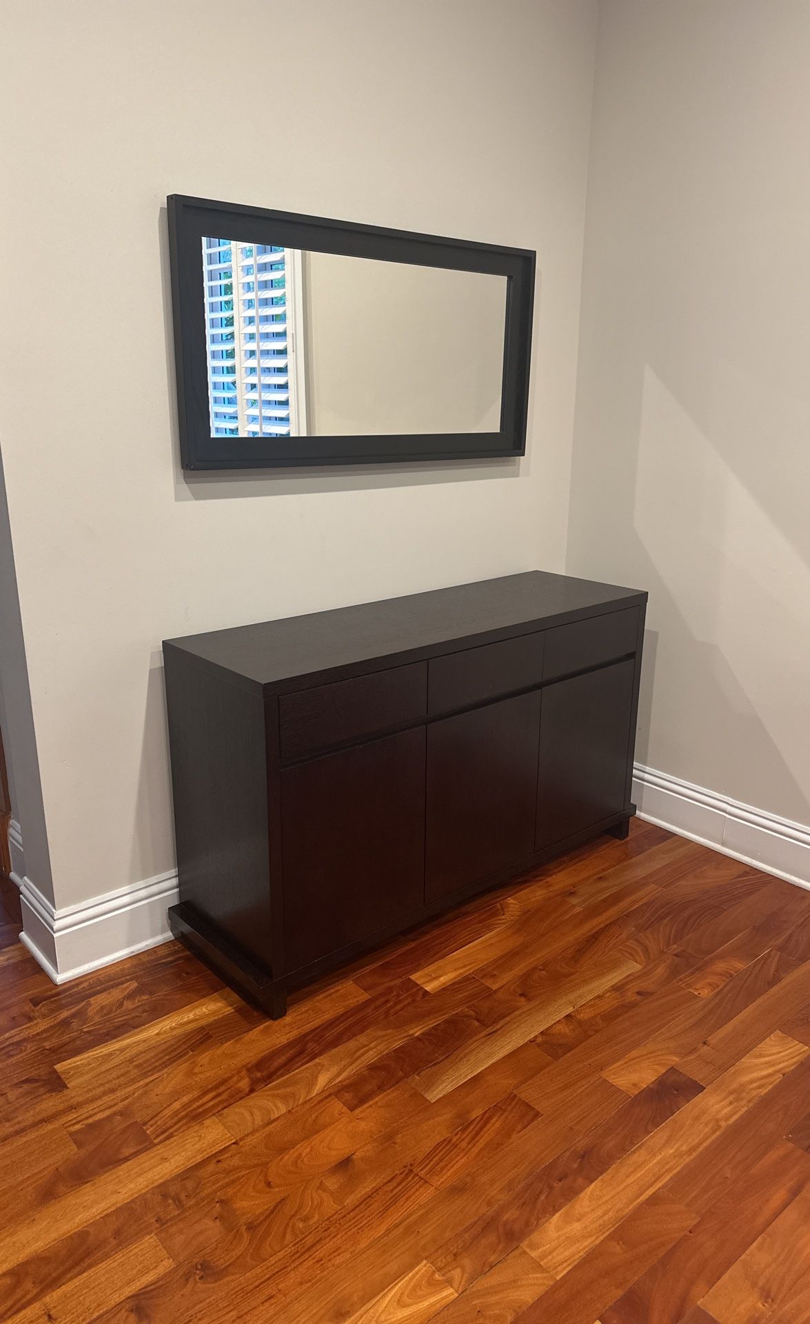Set of Sideboard/buffet w/ mirror