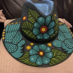 Beautiful Hand Painted Hat