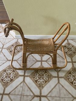 Vintage Wicker Rocker