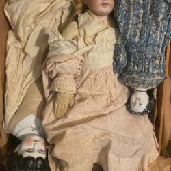 Bisque, China Porcelain Dolls… 