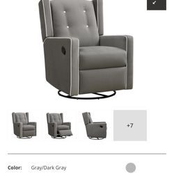 Baby Relax Mikayla Swivel Glider Nursery Recliner
