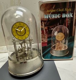 Antique Clock music box