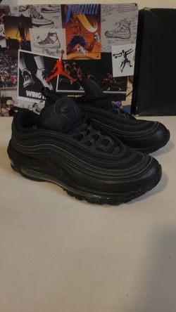 Authenticity Guarantee
Nike Air Max 97 Triple Black 2022 - DH8016-002 Women's Size 7.5