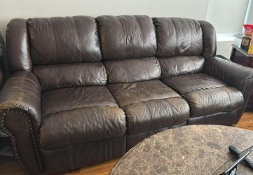Leather Couch 