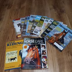 Horse & Rider Mags & Horse Care Book.