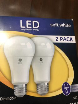 LED light bulbs 2 pack soft white