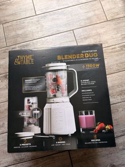 New thyme and table dual blender
