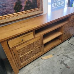Wooden TV Stand, $499