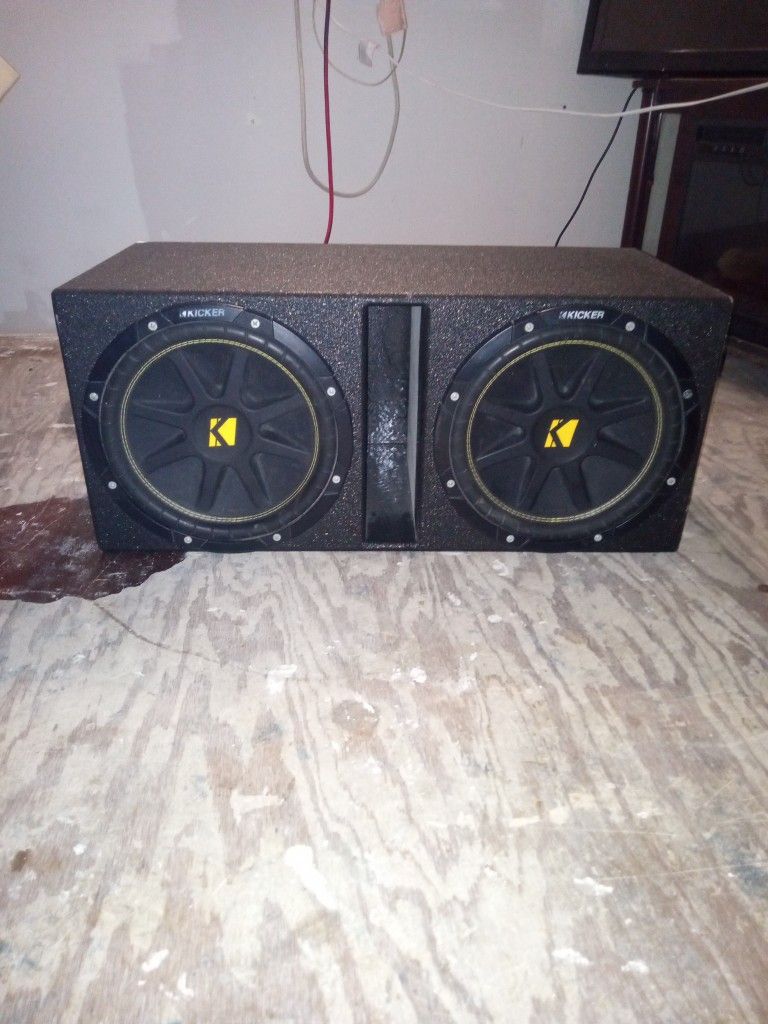 12 "Inch Kicker Comp Speakers In A Pro Box