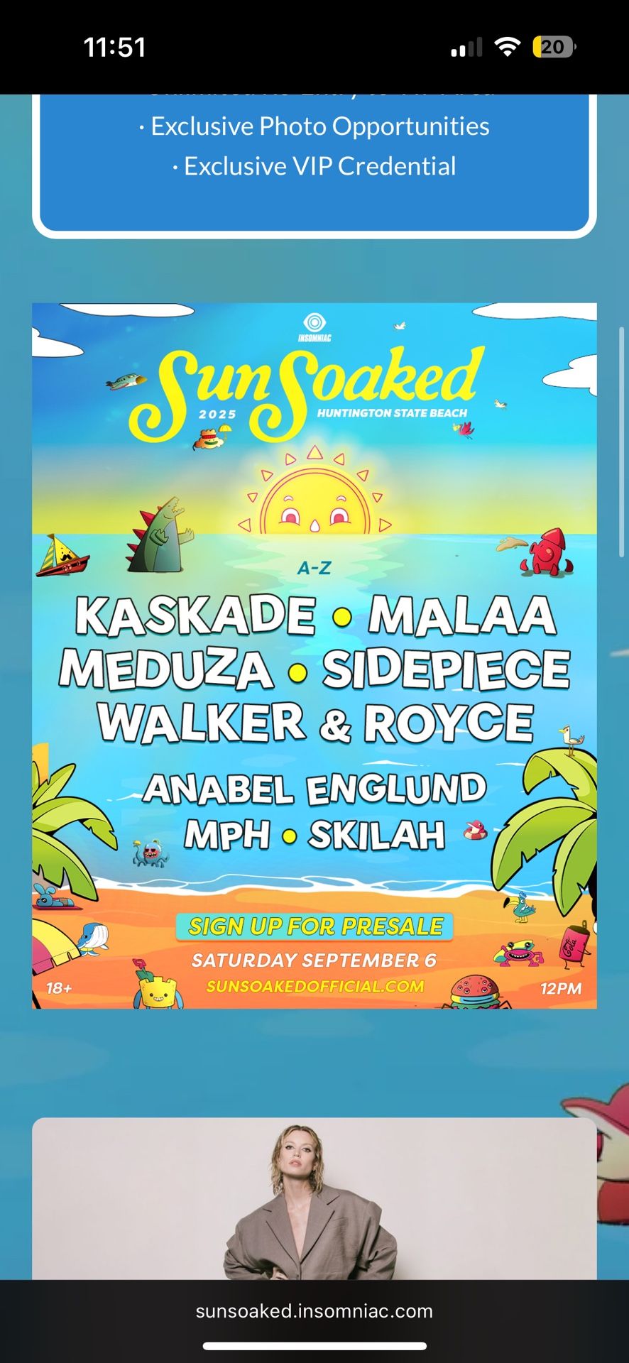 Sun Soaked GA Tickets