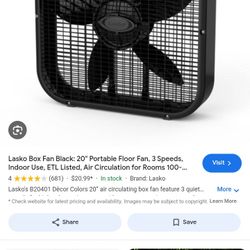 Box Fan For $10 Need Gone By Tomorrow Evening 