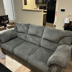 3 Seater Gray Couch ($25, Must Come & Pick It Up)
