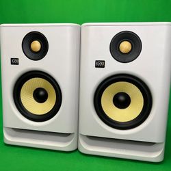 KRK RP5 Rokit G4 (White) Studio Monitors – PAIR w/ Boxes & Cables