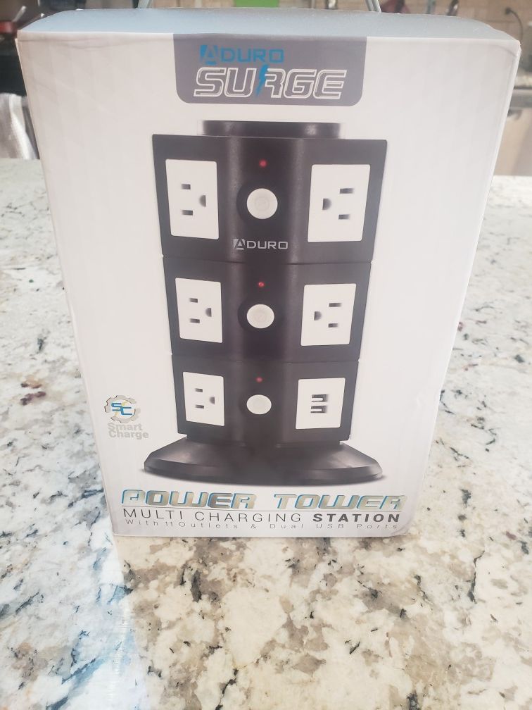 Surge protector power tower